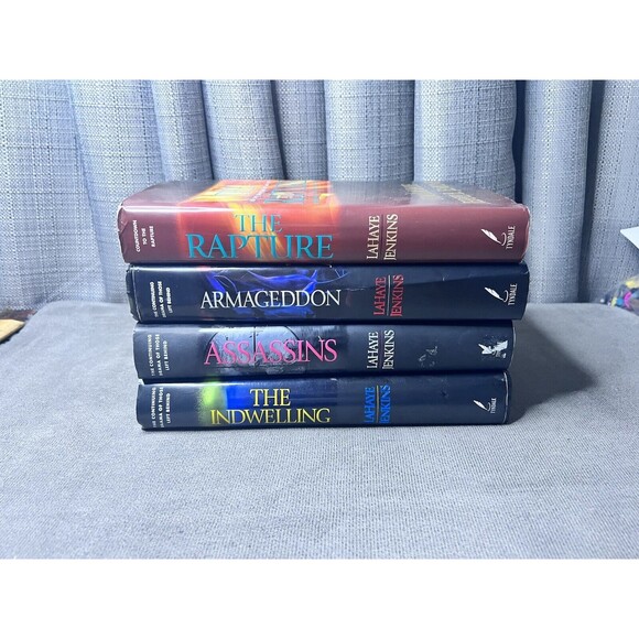 Left Behind Series Lot LaHaye Jenkins HB DJ Books Indwelling Rapture Assassins - Picture 1 of 16